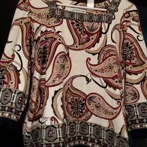 Alfred Dunner 3/4 sleeve top